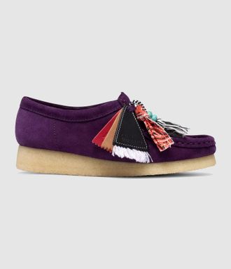 Clarks Mocassins Wallabee Damson Suede