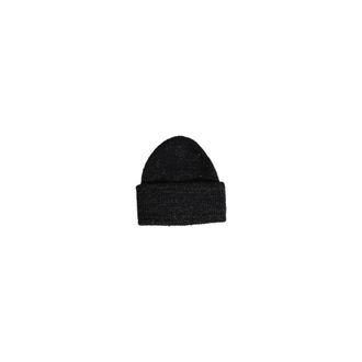 Pieces Metallic Knit Beanie - Dames - Hoeden - Zwart - ONE Size - Polyester - Accessoires