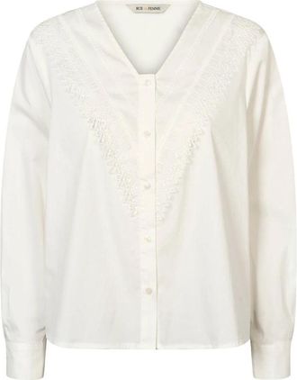 Rue de Femme Mujer, Blusas y Camisas, Blanco, Talla: S