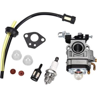 OEM Carburador Para Motores De Desbrozadora De 52 Cc, 49 Cc Y 43 Cc, Conjunto De Carburador Con Junta, Manguera, Buj&iacute;a Y Filtro De Combustible - Crezuo