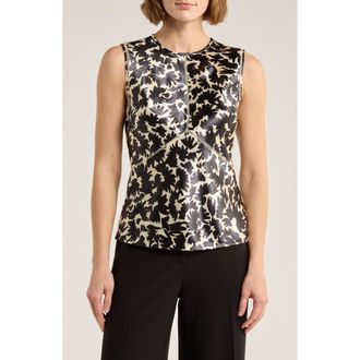 Ulla Johnson Kiera Satin Shell in Raven at Nordstrom Rack, Size 00