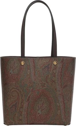 Etro Essential Tote Bag - Dames - Schoudertassen - Bruin - ONE Size - Katoen - Tassen