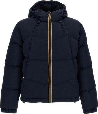 K-Way Gewatteerd Donsjack - Heren - Gewatteerde jassen - Blauw - M - Nylon - Jassen
