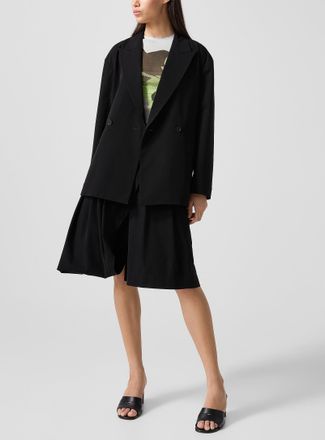 Issey Miyake Womens Looped roll-up bermuda