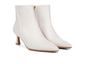 Naturalizer Deesha Bootie Womens Boots Warm White Leather : 10.5 M (B), Leather/Suede