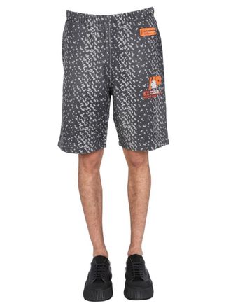 Heron Preston Bermuda Shorts With Front Logo Accents