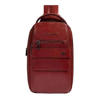 Piquadro Cross Body Bags, male, Brown, Size: ONE SIZE Convertible Sling Bag