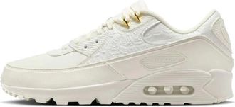 Nike Fitness, Heren, Beige, 38 1/2 EU, Leer, Air Max 90 Slawn