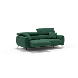 Divani.Store Sof&aacute; con asientos deslizantes impermeable 199 cm verde