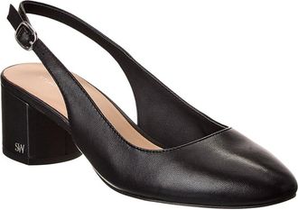 Stuart Weitzman Bridgt 50 Leather Slingback Pump