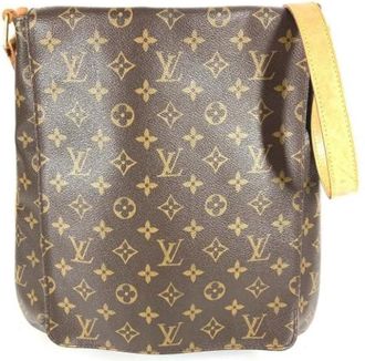 Louis Vuitton Vintage, unisex, Bruin, ONE Size, Pre-owned Vintage Canvas Cross Body Bag