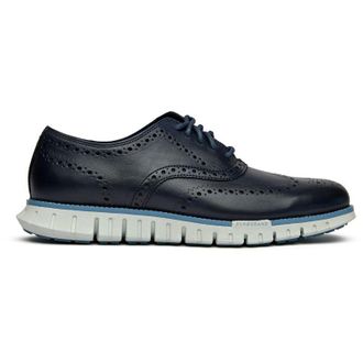 Cole Haan Mens Zer&Oslash;grand Remastered Shoes - Blue Leather - Size UK 6
