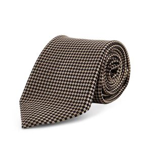 Tom Ford Accessoires, Heren, Beige, ONE Size, Zijden Stropdas