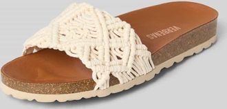 Verbenas Sandalette in Schlupfform Modell RAGA KNOTS in Sand, Gr&ouml;&szlig;e 37