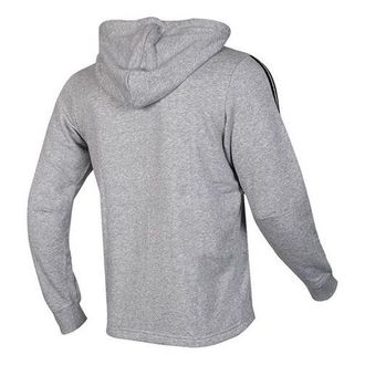 adidas Basic Side Sleeve Stripe Hooded Jacket Gray DQ1454