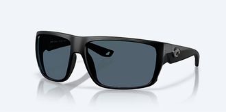 Costa Unisex Fly Line Polarized Sunglasses In Matte Black Gray