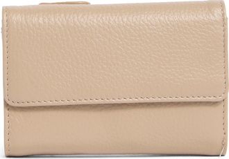 Mundi Rio Indexter Trifold Leather Wallet in Mocha at Nordstrom Rack