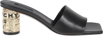 Givenchy Heeled Mules, female, Black, Size: 11 US Tape Heeled Mules