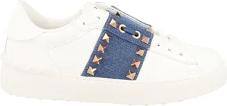 Valentino Rockstud Untitled Leather Sneakers