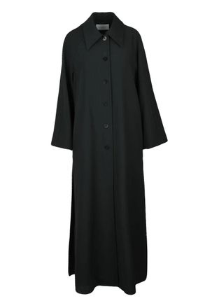 Ballantyne Long Coat Virgin Wool - Black