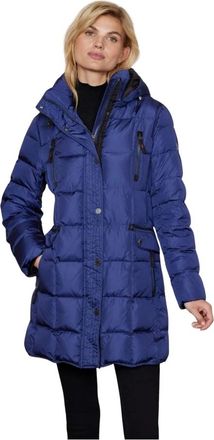 Junge Mary Down Jacket - Dames - Dons jassen - Blauw - 3XL - Nylon - Jassen