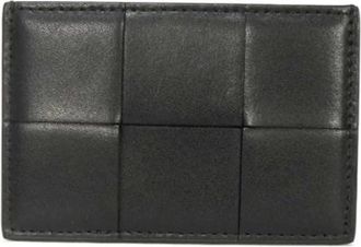 Bottega Veneta Pre-owned Card Case - Dames - Vintage Accessoires - Zwart - ONE Size - Leer - Vintage