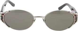 Saint Laurent Zonnebril - unisex - Accessoires - Grijs - Maat: ONE Size