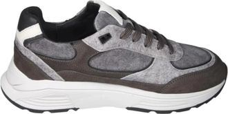 Xsensible Manhattan - Heren - Sneakers - Grijs - 45 EU - Leer - Schoenen