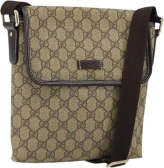 Gucci Pre-owned Cross Body Bags, female, Beige, Size: ONE SIZE Pre-owned Cross Body Bag