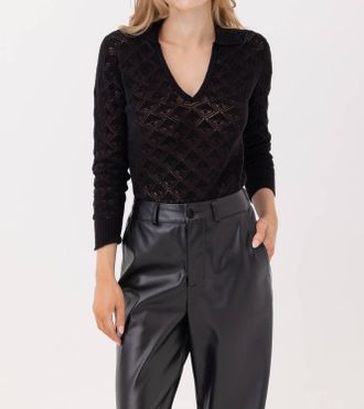 Sundays Delphine Polo In Black