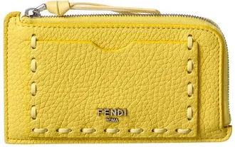 Fendi Fendi Peekaboo Leather Card Holder