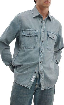 Rag & Bone Infuse Denim Button-Up Shirt in Saltaire at Nordstrom, Size Medium