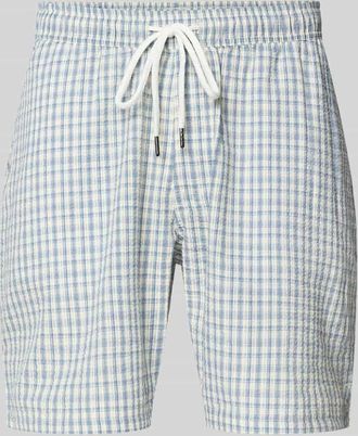 Redefined Rebel Shorts mit elastischem Bund Modell SLADE in Blau, Gr&ouml;&szlig;e XXL