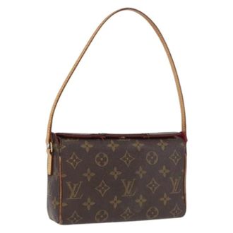 Louis Vuitton Pre-owned Shoulder Bags, female, Brown, Size: ONE SIZE Pre-owned Canvas Shoulder Bag