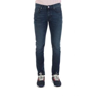 Baldessarini Heren, Jeans, Blauw, Maat: W31 Katoen