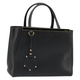 Fendi Pre-owned Vintage Handtas - Dames - Vintage Handtas - Zwart - ONE Size - Leer - Vintage
