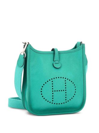Herm&egrave;s Evelyne Bag Gen III Epsom TPM crossbody bag - Blue
