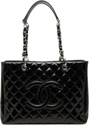 Chanel Pre-owned Matelasse Tote Bag - Dames - Vintage Shopper - Zwart - ONE Size - Leer - Vintage