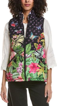 Johnny Was Puffer Reversible Vest