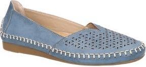 Easy Street Amity Flat in Denim Perforated at Nordstrom Rack, Size 8.5