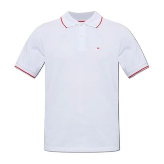 Diesel Tops, Heren, Wit, L, Polo Shirts