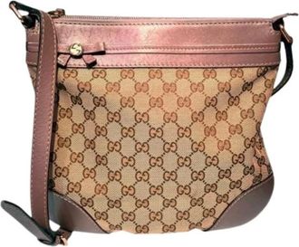 Gucci Pre-owned Vintage Schoudertas - Dames - Vintage Schoudertas - Beige - ONE Size - Vintage