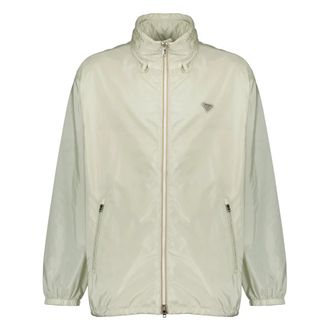 Prada Re-Nylon Jas - Heren - Jassen - Beige - Maat: L Nylon
