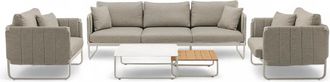 OEM Conjunto De Muebles De Jard&iacute;n Y Terraza Soda I Zumm, Aluminio Blanco Homms