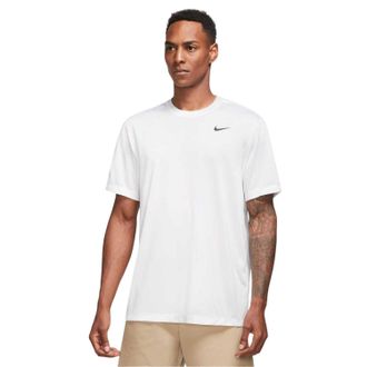 Nike Heren Legend Swoosh Dri-FIT T-Shirt (Wit/Zwart)