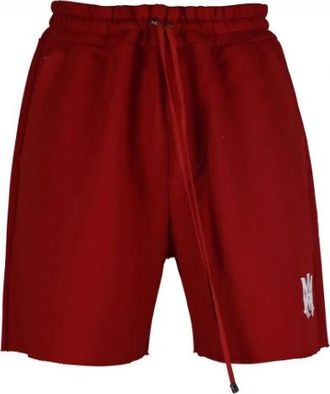 Amiri Heren, Korte broeken, Rood, Maat: XL Katoen