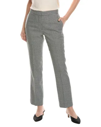 Elie Tahari Straight Leg Wool-Blend Trouser