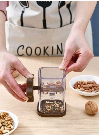 OEM Molinillo Manual De Frutas, Frutos Secos Y Chocolate: Pr&aacute;ctico Utensilio De Cocina Para Moler Cacahuetes, Nueces, Nueces Y Chocolate