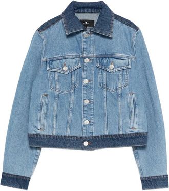 7 For All Mankind Buttoned Denim Jacket