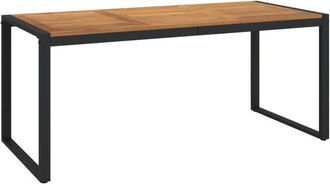 vidaXL Garden Table with U-shaped Legs 180x90x75 cm Solid Wood Acacia vidaXL